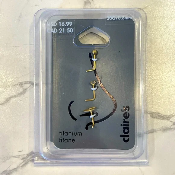 Nose Rings 20g - 3 Pack - Picture 1 of 3